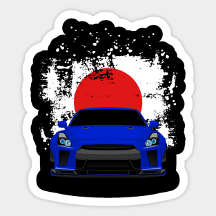 GTR R35 - Japan flag - JDM car Sticker